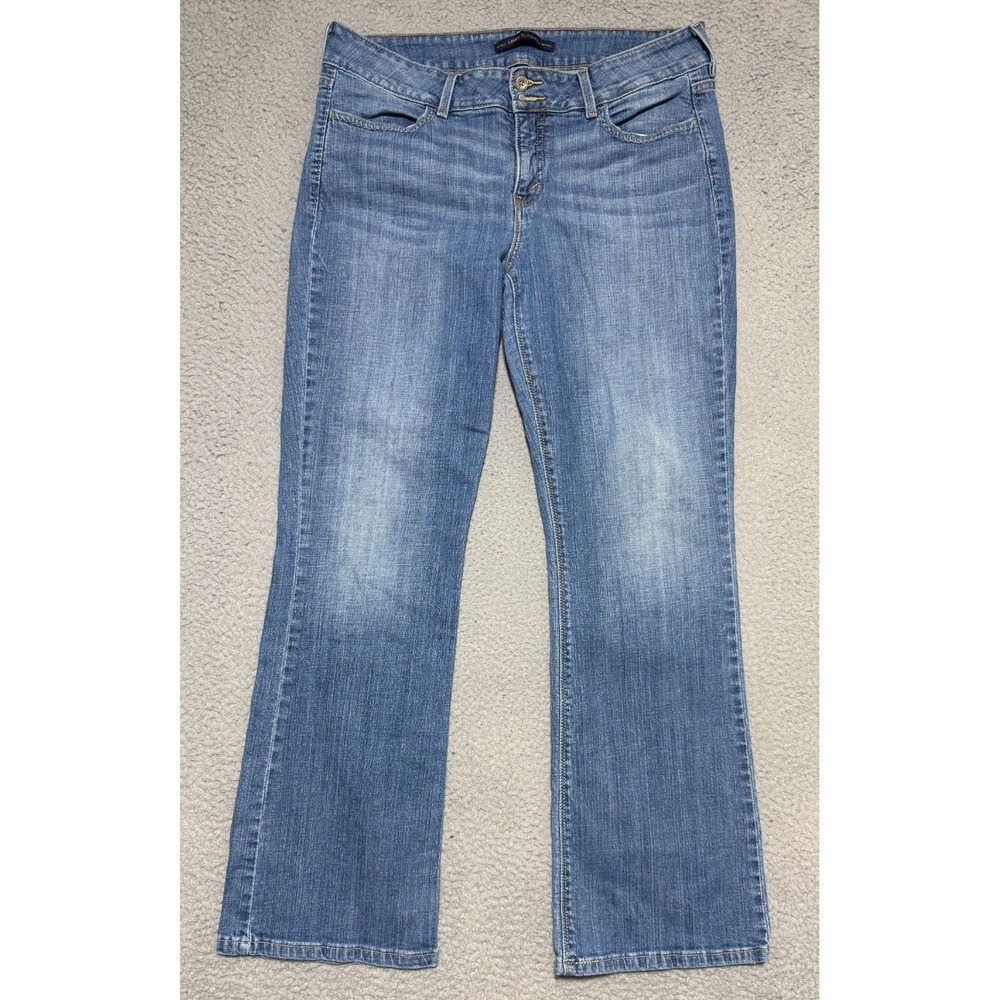 Y2K Levi's 526 Slender Bootcut Jeans Double Button Flap Pocket Size 14 34x30